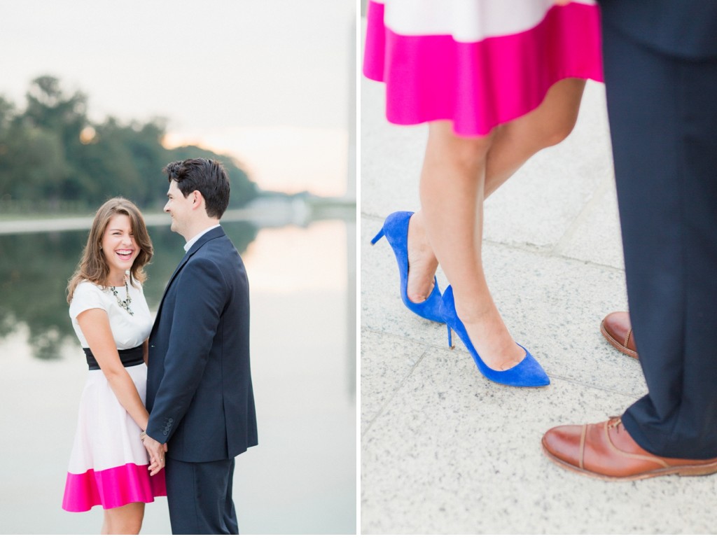 Lincoln Memorial Engagement by Alisandra Photography