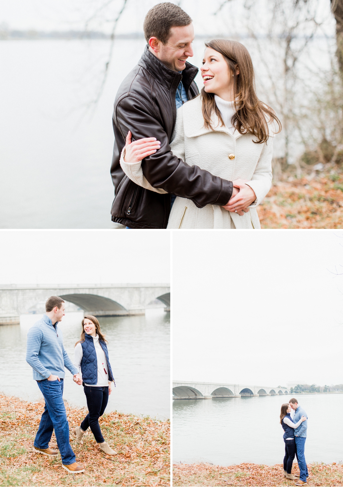 Washington DC Sunrise Engagement Session at the Lincoln Memorial