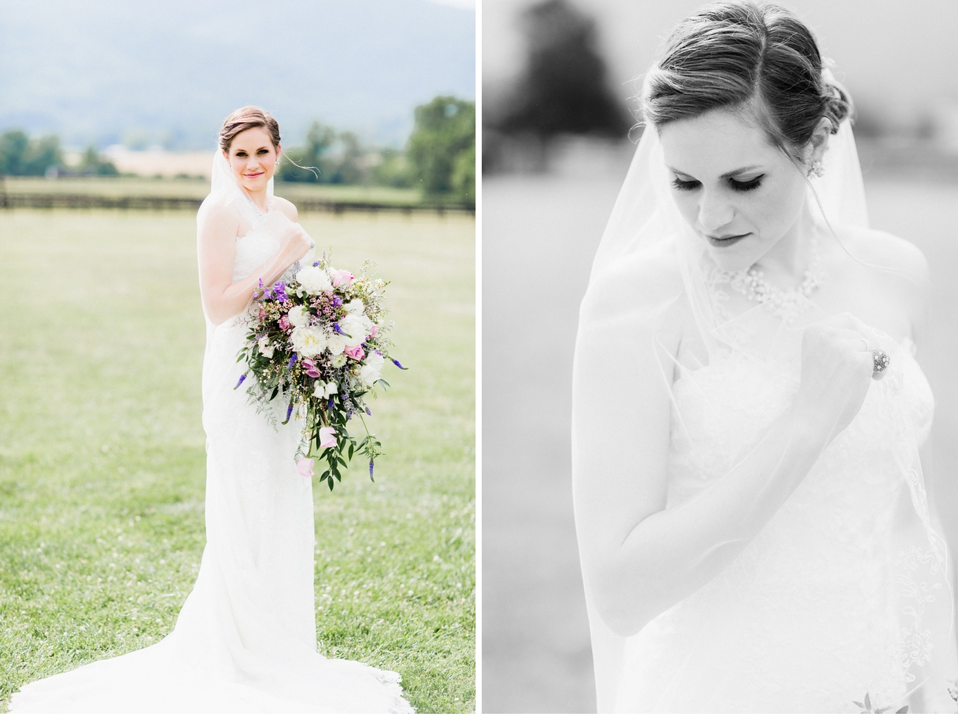 Cascade Wedding Bouquet at King Family Vineyard by Alisandra Photography