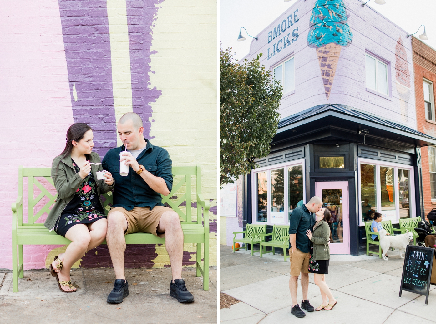 Baltimore Engagement Session at Bmore Licks by Alisandra Photography