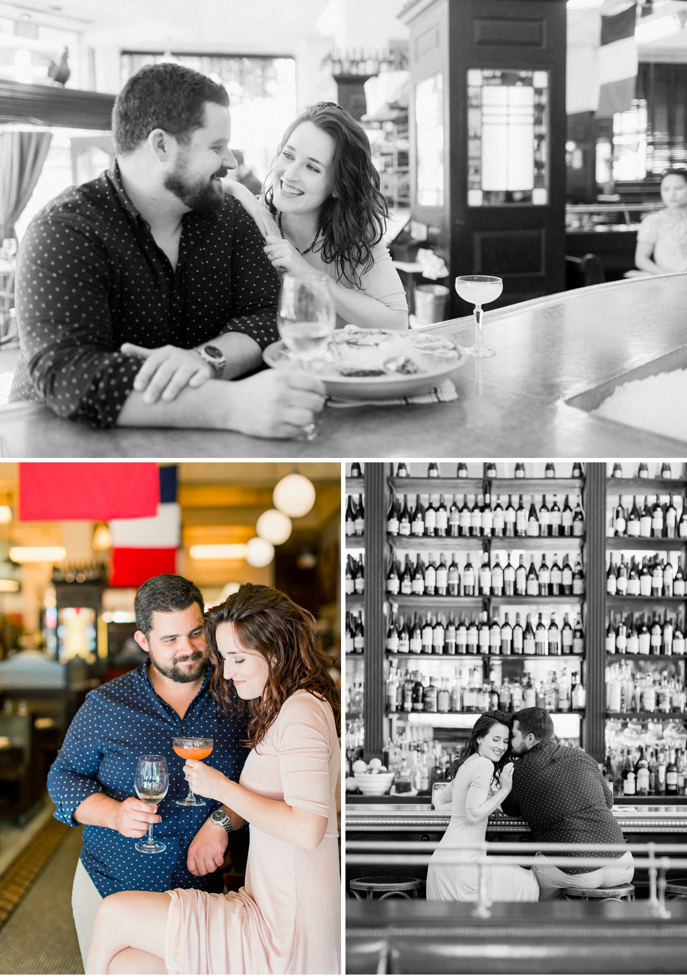 Can Can Brasserie Engagement Session in Carytown by Alisandra Photography