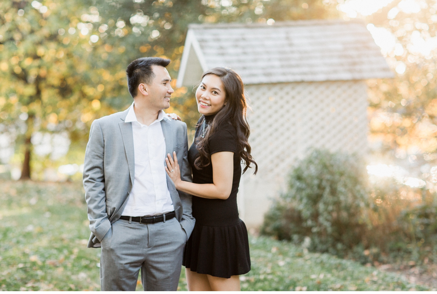 Cherry Hill Farmhouse Engagement Session in Falls Church Virginia by Alisandra Photography