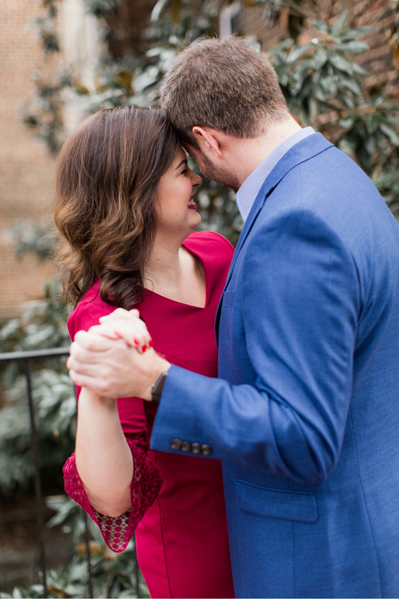 Wintery Old Town Alexandria Engagement Session by Alisandra Photography