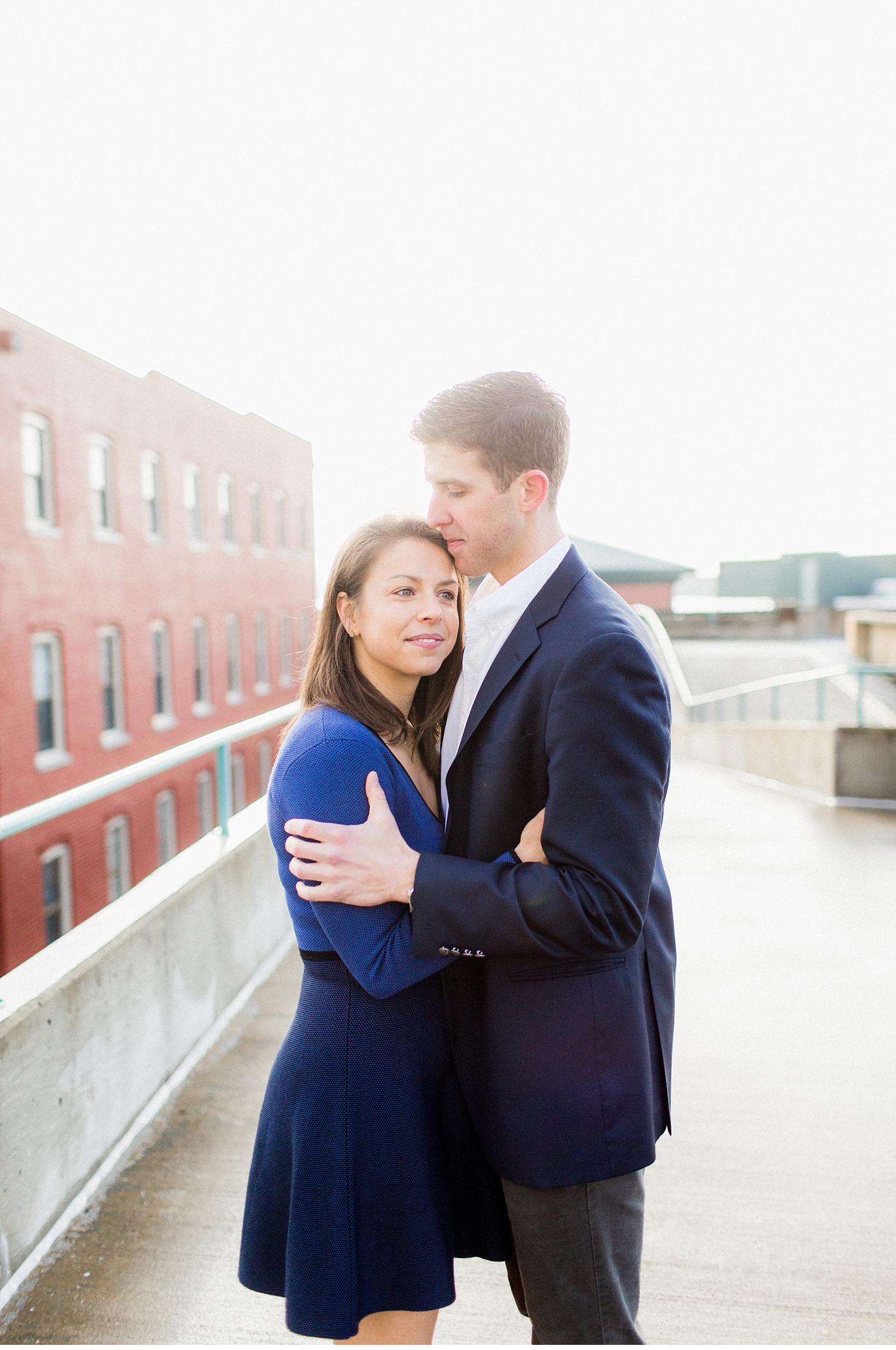 Romantic Sunrise Downtown Richmond Engagement Session by Alisandra Photography