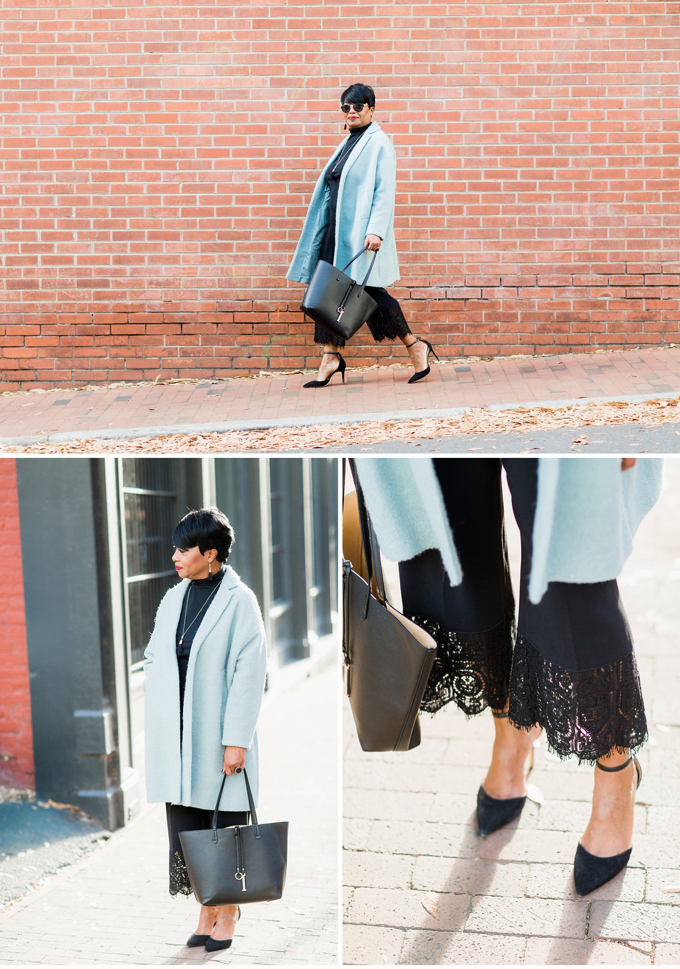 Blue ASOS Coat | Richmond Fashion Blogger MedleyStyle by Alisandra Photography