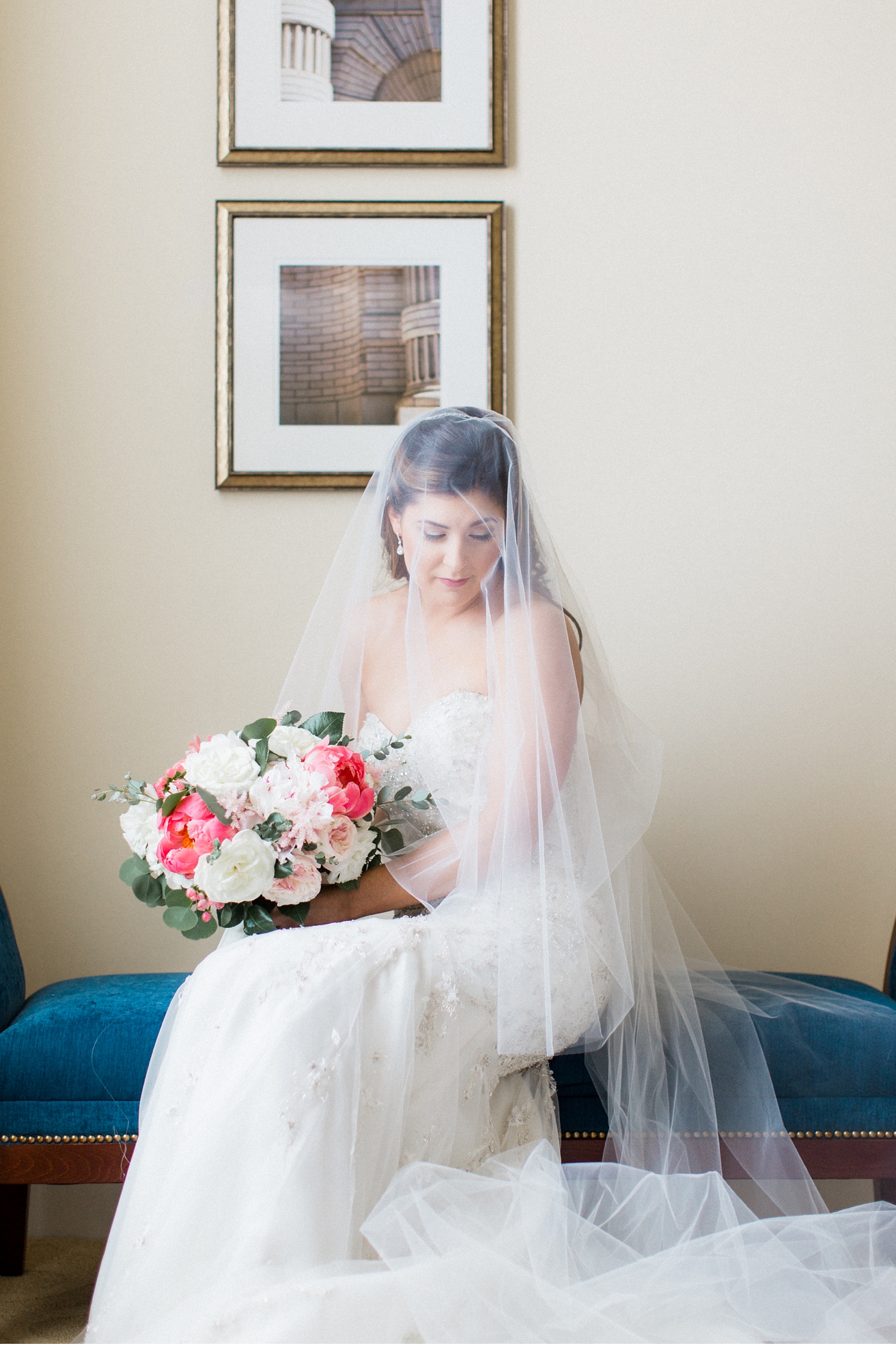 Bridal Portrait at The Jefferson Hotel by Alisandra Photography
