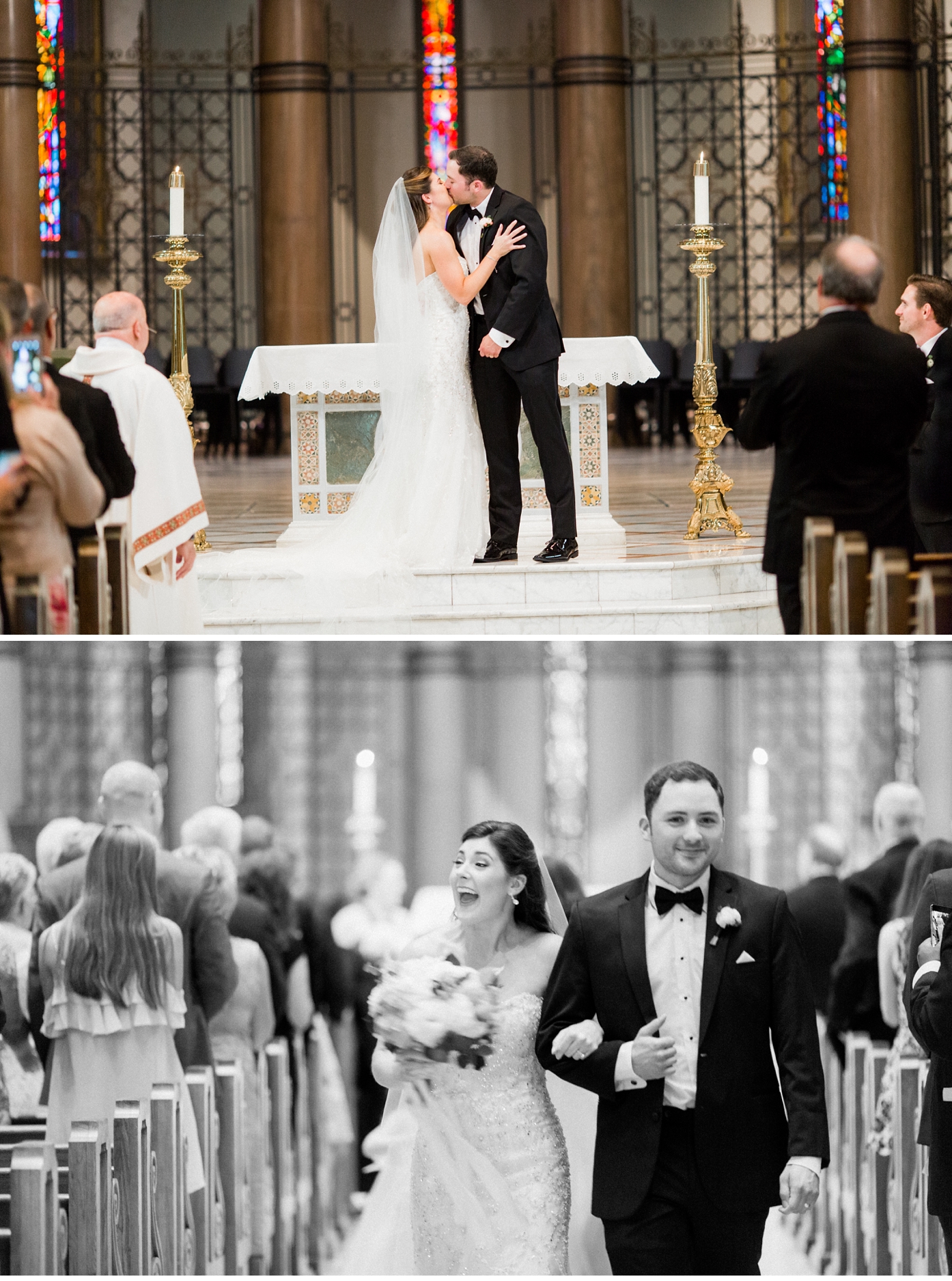 Cathedral of the Sacred Heart Ceremony in Richmond VA Iconic Richmond Wedding at the Jefferson Hotel by Alisandra Photography