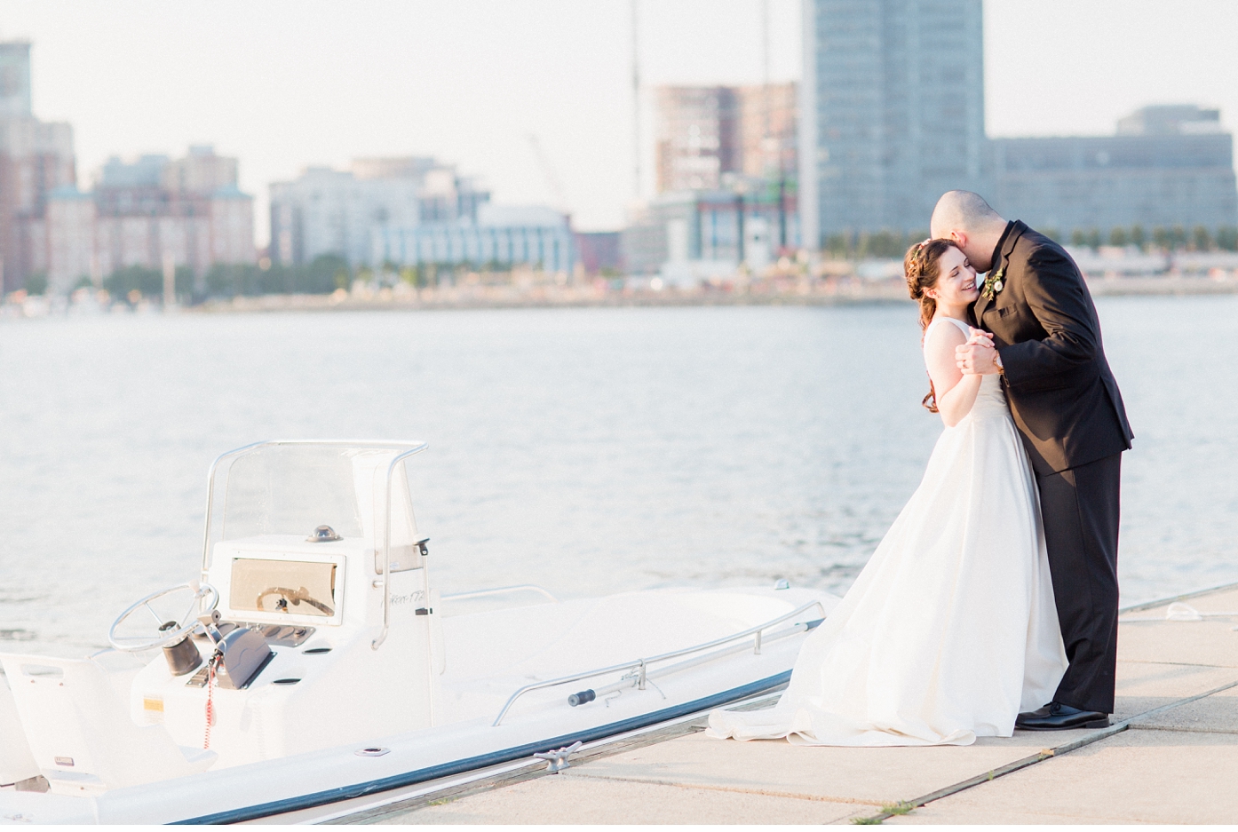 Inner Harbor Wedding at Baltimore Museum of Industry by Alisandra Photography
