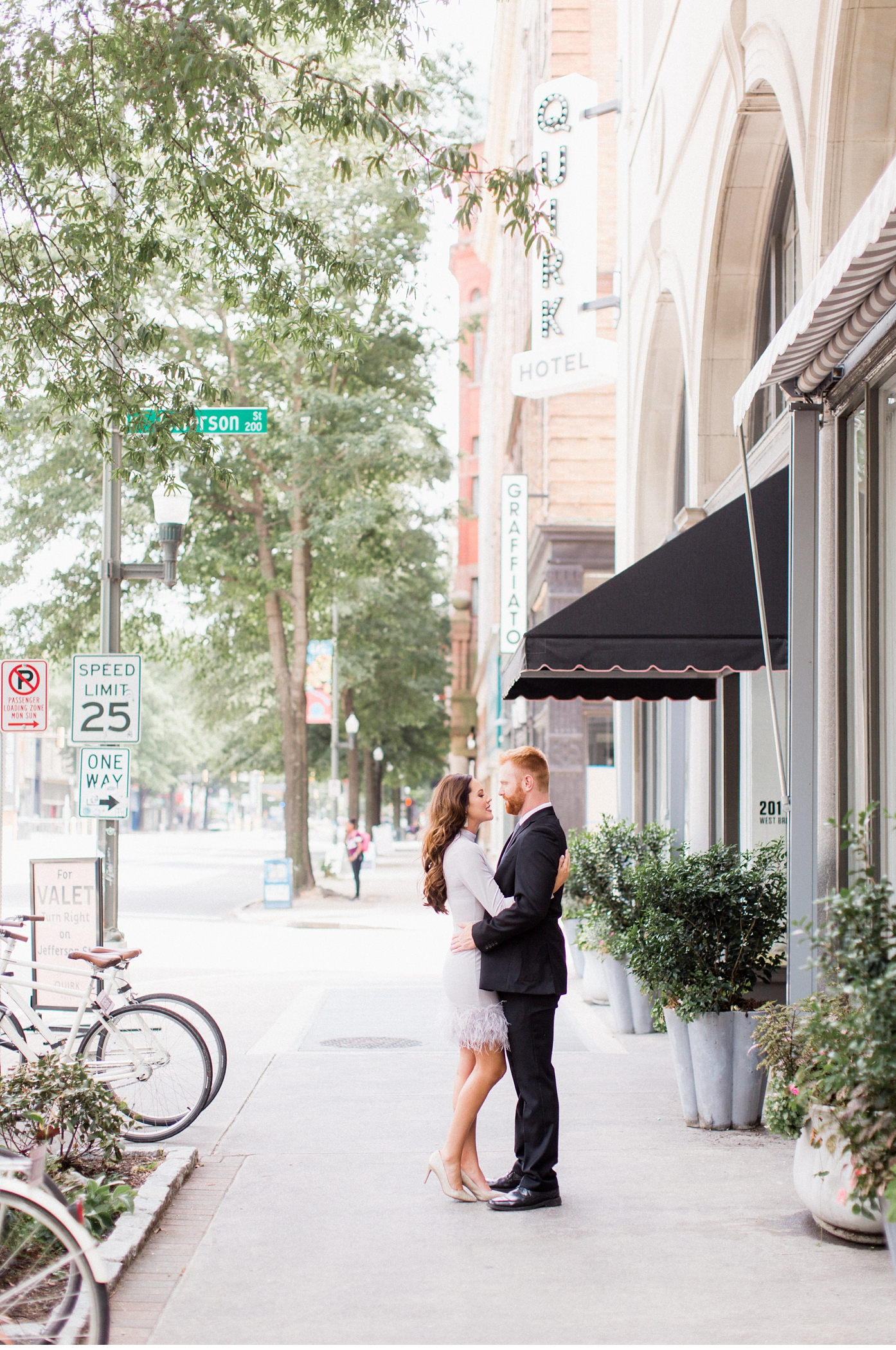 Quirk Hotel Glam Engagement Session in Richmond Virginia by Alisandra Photography