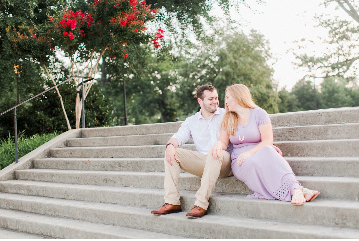Libby Hill Sunrise Engagement Session in Richmond VA by Alisandra Photography
