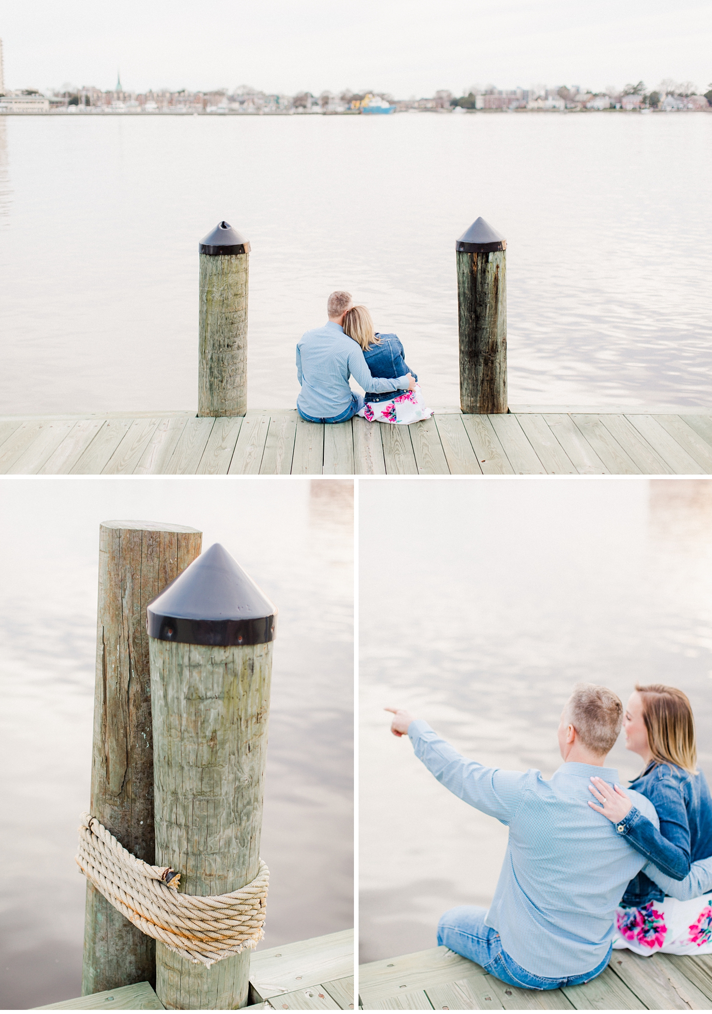 Norfolk Waterside Engagement Session by Alisandra Photography