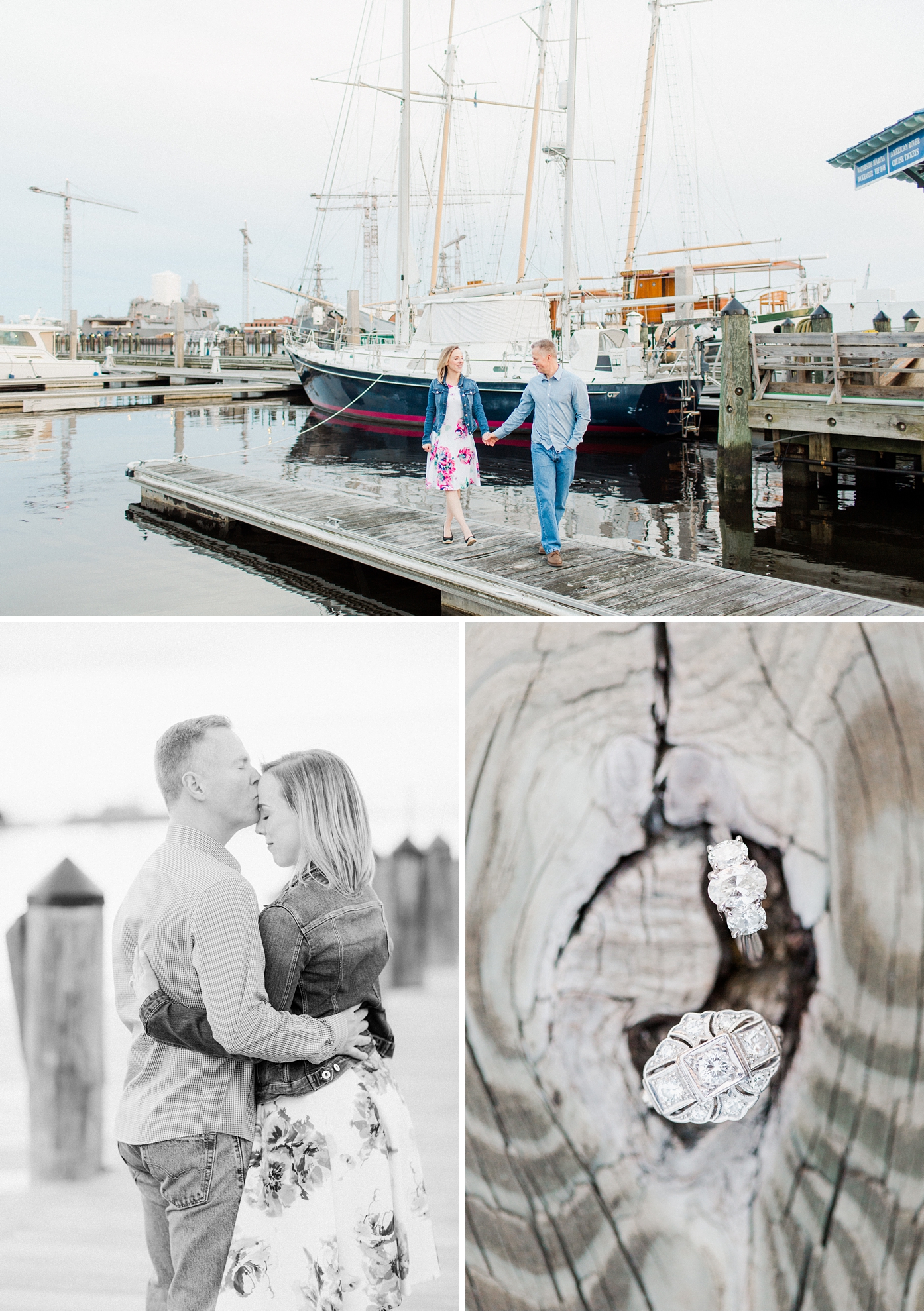 Norfolk Waterside Engagement Session by Alisandra Photography