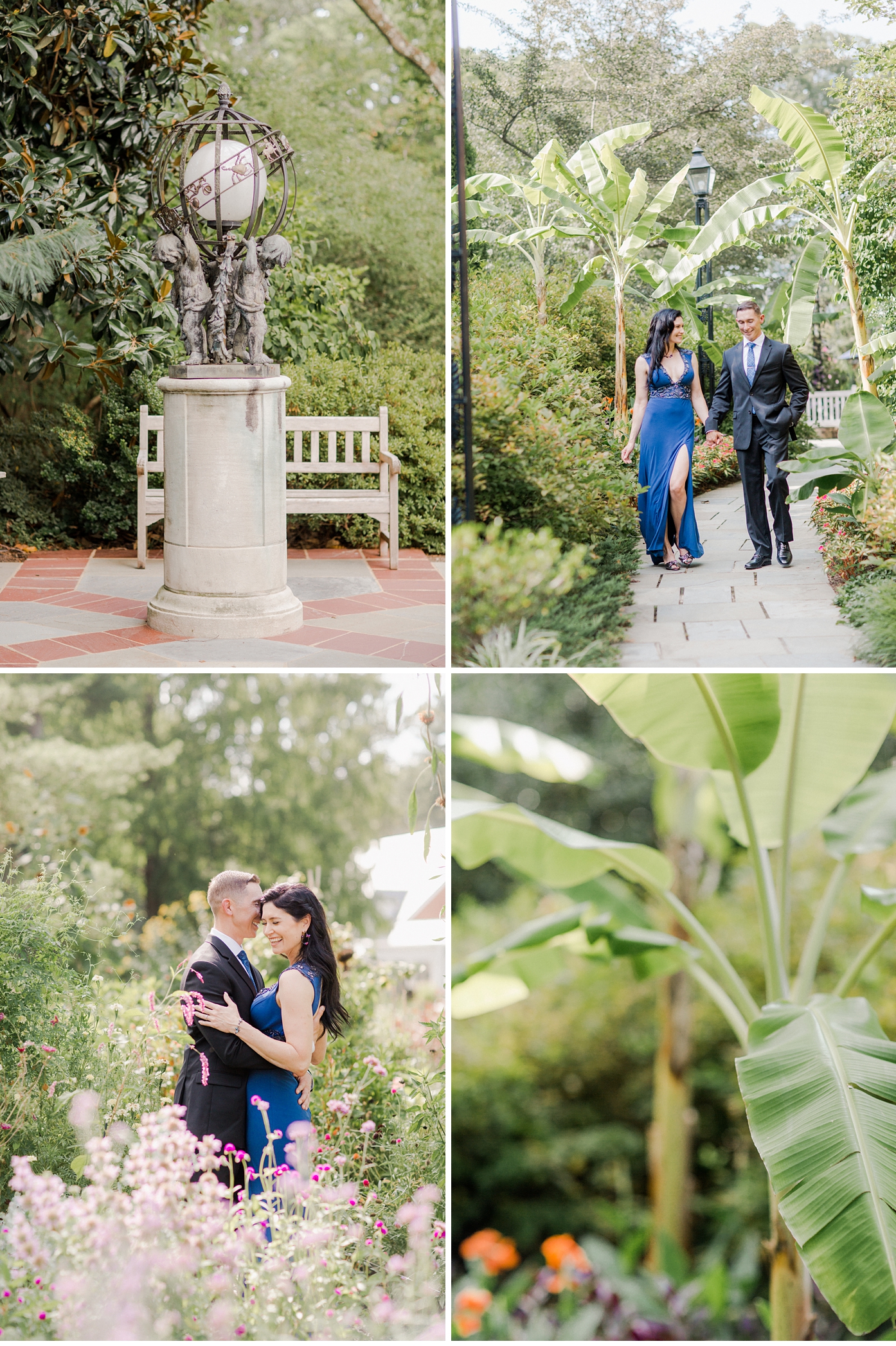 Hillwood Estate and Gardens Engagement Session by Alisandra Photography