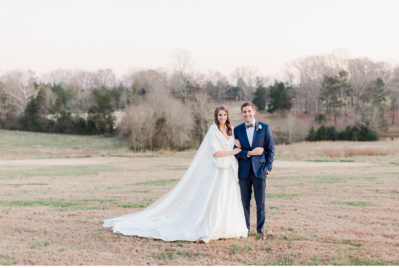 Greensboro NC Winter Wedding at Summerfield Farms by Alisandra Photography
