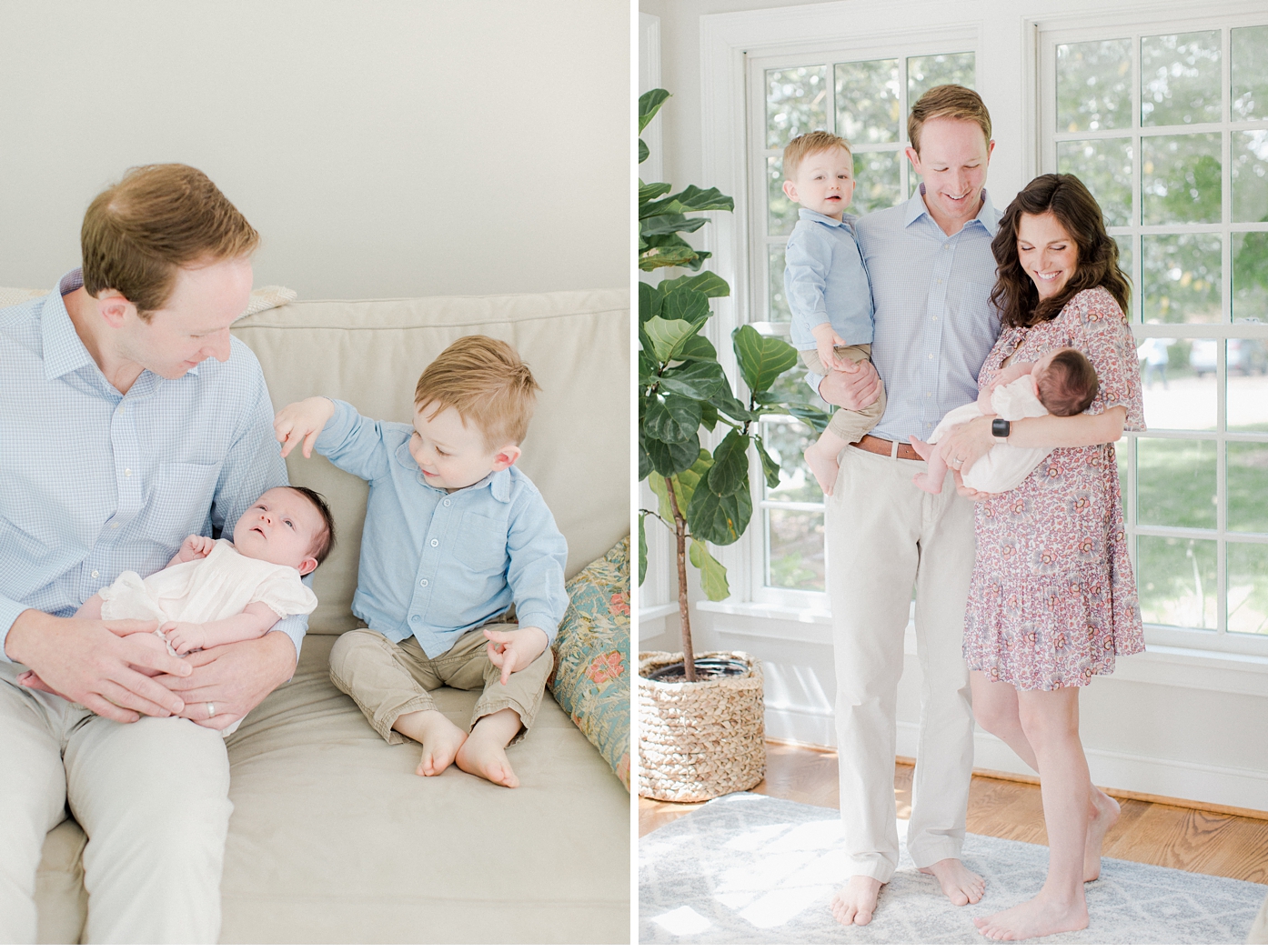 Light and Airy Lifestyle Newborn Session in Richmond Virginia by Alisandra Photography