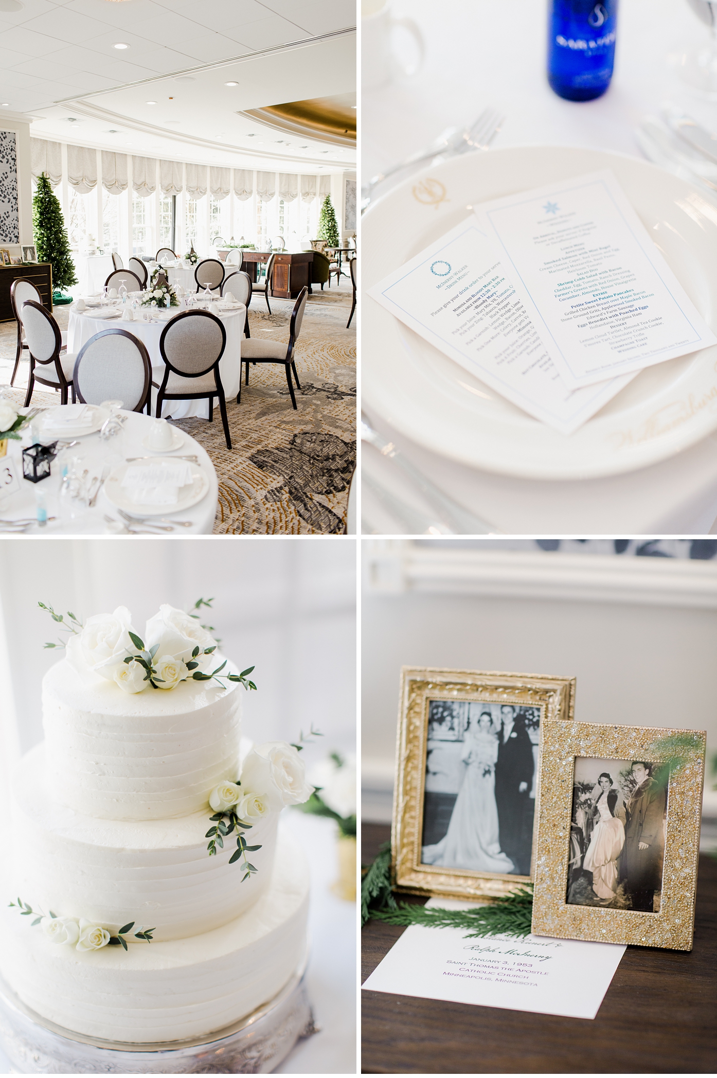 Williamsburg Inn Wedding with Gold and Emerald Details
